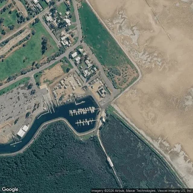 Satellite view of St Kilda Boat Club and Marina