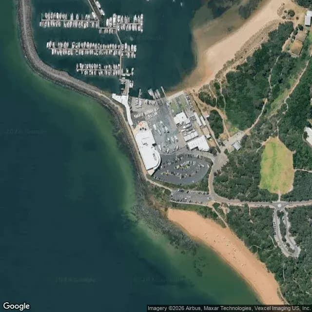 Satellite view of Sandringham Yacht Club