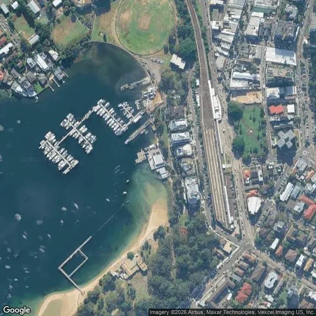 Satellite view of Cronulla Sailing Club