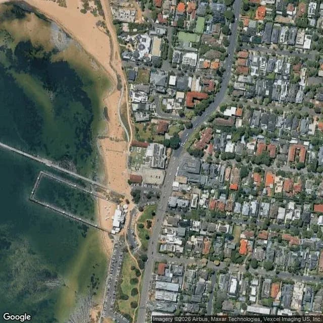Satellite view of Royal Brighton Yacht Club