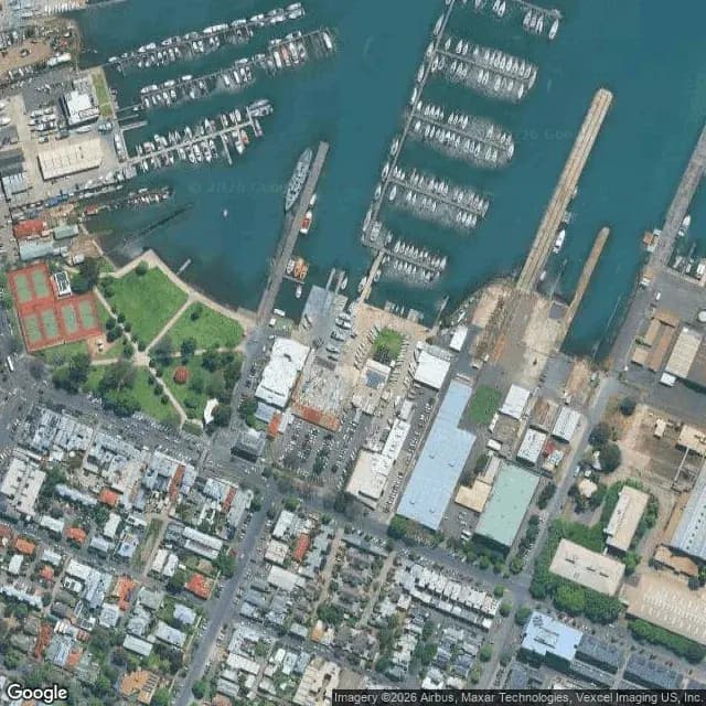 Satellite view of Royal Yacht Club of Victoria
