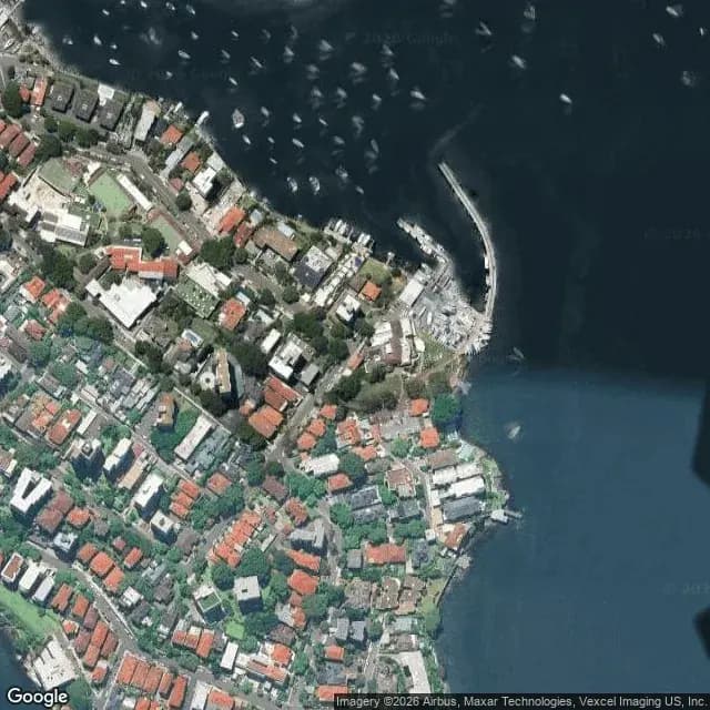 Satellite view of Royal Sydney Yacht Squadron