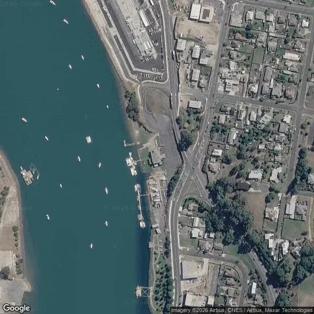 Satellite view of Mersey Yacht Club Marina