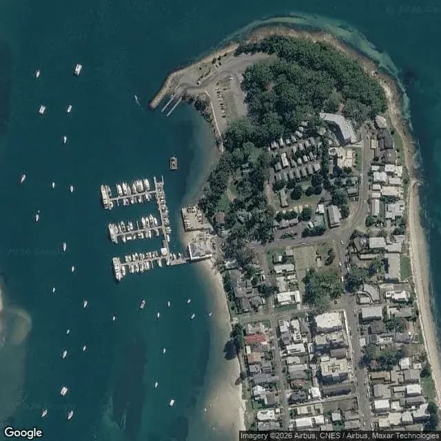 Satellite view of Port Stephens Yacht Club